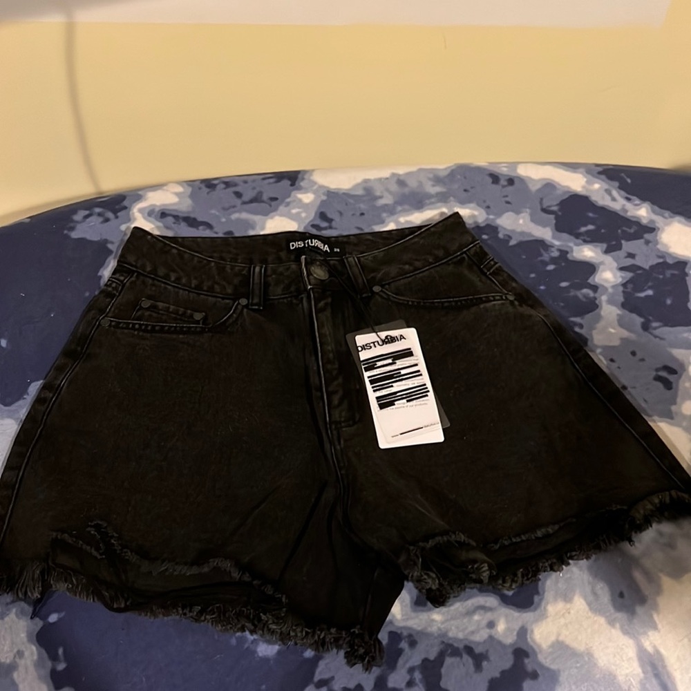 Disturbia Distressed Shorts